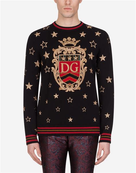 dolce gabbana logo sweatshirt|dolce and gabbana jumper men's.